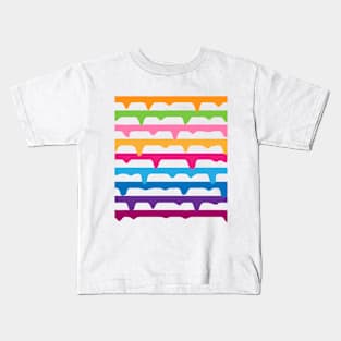 melted colors Kids T-Shirt